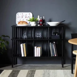 Level hylla/rumsavdelare låg Rödlack col.67 86x170 cm