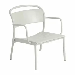 Linear Steel loungefåtölj Grey