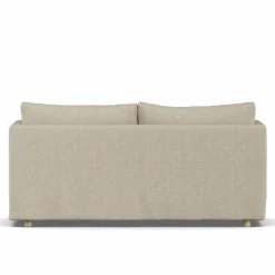 Linnevik soffa Bern beige 0341-vitoljad ek 2-sits med kappa