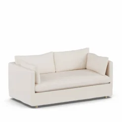 Linnevik soffa Caleido Beige 9600-vitoljad ek 2-sits med kappa