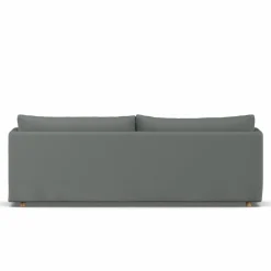 Linnevik soffa Caleido grey 1240-vitoljad ek 4-sits med kappa