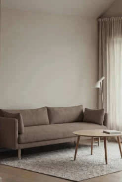 Linnevik soffa Jump Brown 1955 1955-vitoljad ek 4-sits