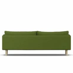 Linnevik soffa Luiza Green 3975-vitoljad ek 4-sits