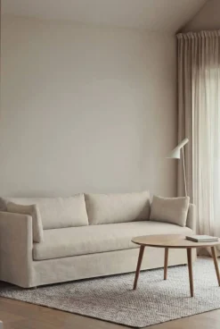 Linnevik soffa Oslo Nature 1540-vitoljad ek 4-sits med kappa