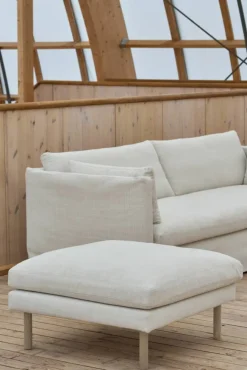 Linnevik soffa Oslo Nature 1540-vitoljad ek 4-sits med kappa