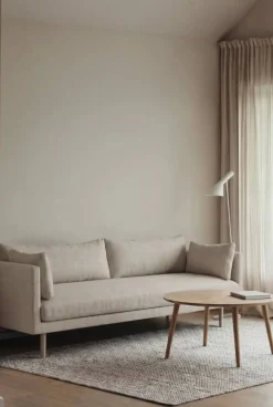 Linnevik soffa Same Beige 6670-vitoljad ek 4-sits