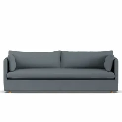 Linnevik soffa Same Blue 6678-vitoljad ek 4-sits med kappa