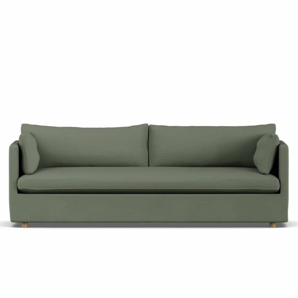 Linnevik soffa Same Forest 6677-vitoljad ek 4-sits med kappa