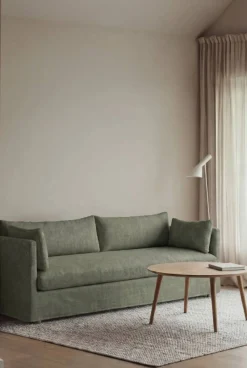 Linnevik soffa Same Forest 6677-vitoljad ek 4-sits med kappa