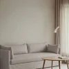 Linnevik soffa Same Grey 6673-vitoljad ek 4-sits med kappa