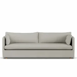Linnevik soffa Same Grey 6673-vitoljad ek 4-sits med kappa