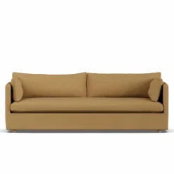 Linnevik soffa Same Ochre 6676-vitoljad ek 4-sits med kappa