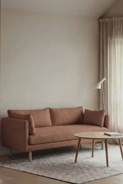 Linnevik soffa Same Rust 6675-vitoljad ek 2-sits