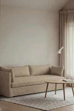 Linnevik soffa Same Sand 6672-vitoljad ek 4-sits med kappa