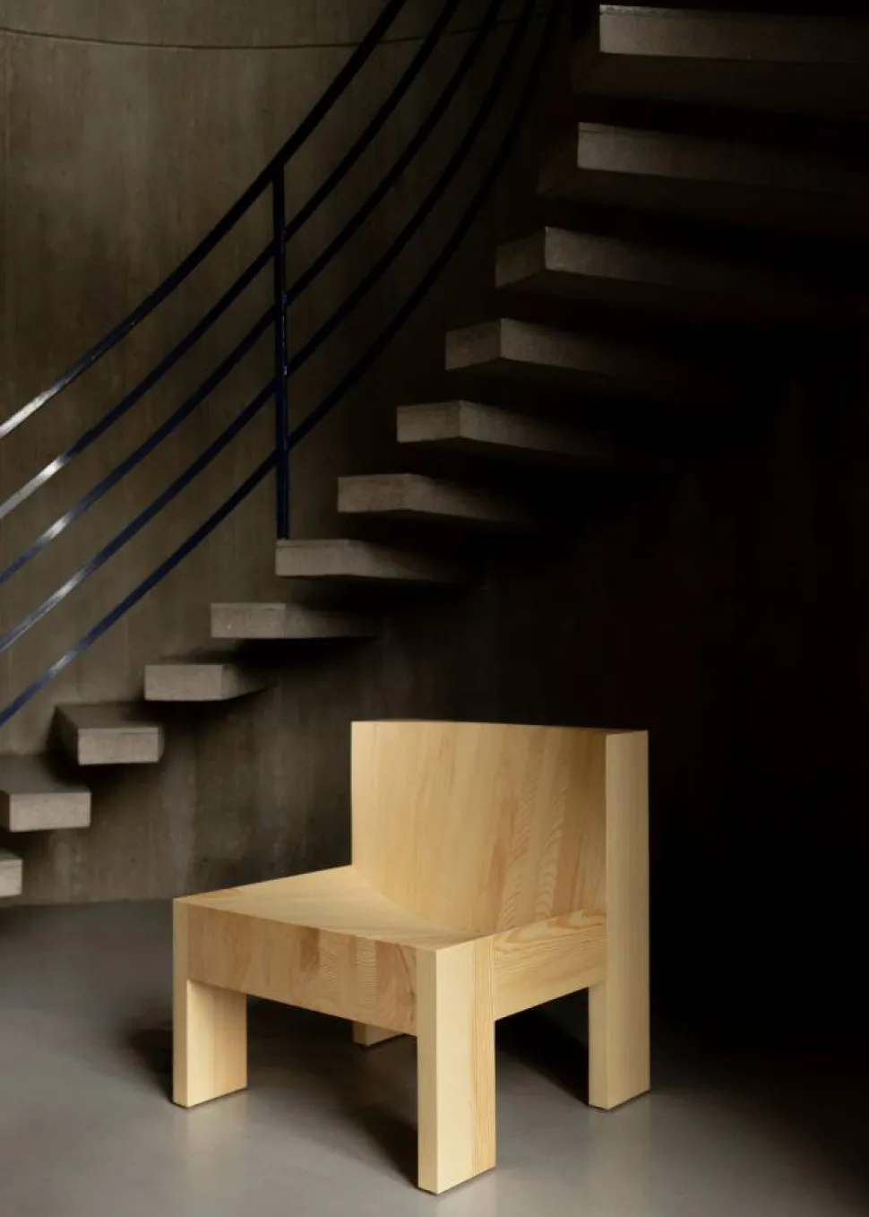 005 Lounge Chair loungestol Matt oljevaxad furu