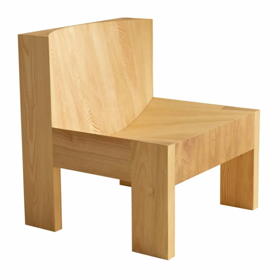 005 Lounge Chair loungestol Matt oljevaxad furu