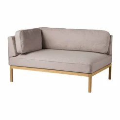 L37 7-9-13 soffmodul vänster hörn 130 cm Stone-lacquered oak