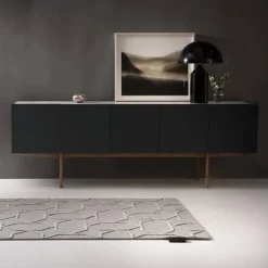 Luc Deluxe 200 sideboard char grey ben p4 limestone