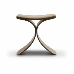 Luno pall 48x28x72 cm Mörk ek-mörk beige textil