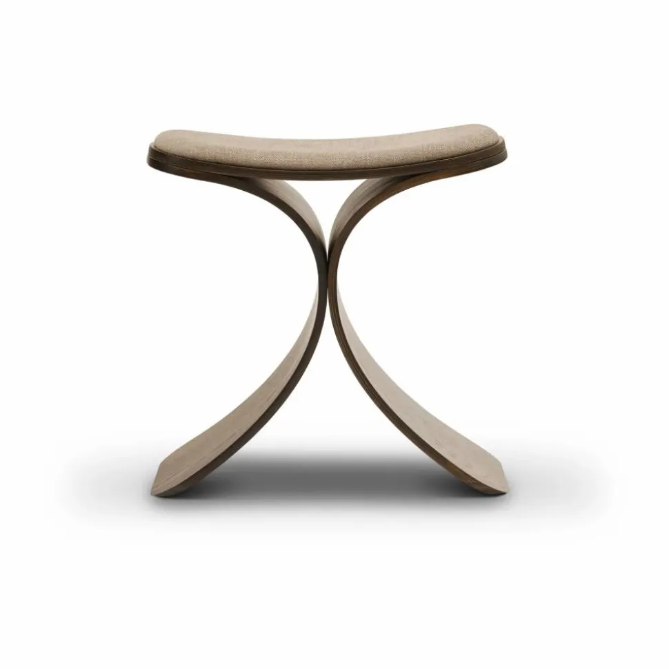 Luno pall 48x28x72 cm Mörk ek-mörk beige textil