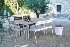 Luxembourg bord 143x80 cm Honey (gul)