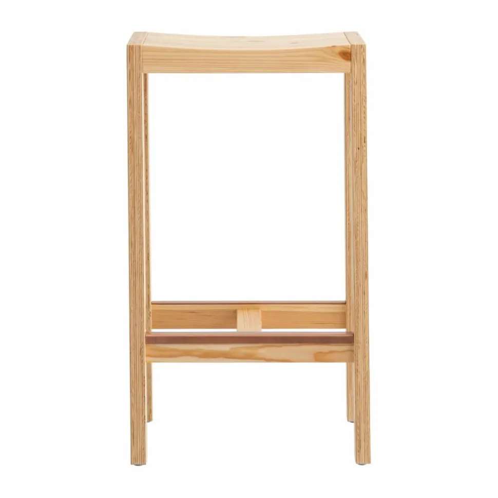 016 Maasto Bar Stool barpall Matt oljevaxad furu 65 cm