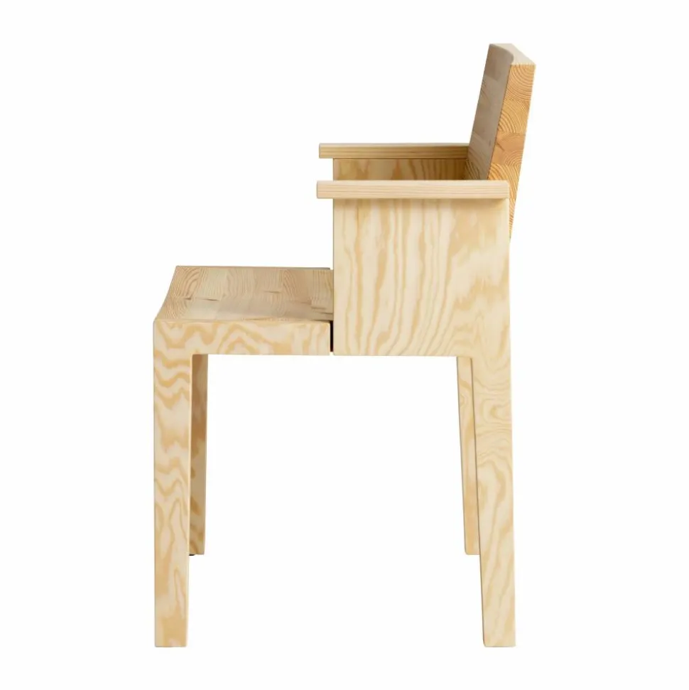 016 Maasto Dining Armchair karmstol Matt oljevaxad furu