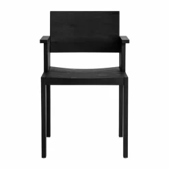 016 Maasto Dining Armchair karmstol Svartbetsad furu