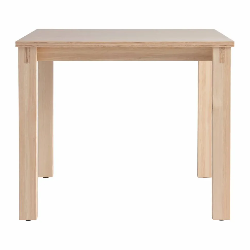 016 Maasto Table bord Matt oljevaxad furu 120x120x75 cm