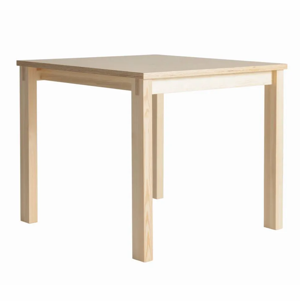016 Maasto Table bord Matt oljevaxad furu 120x120x75 cm