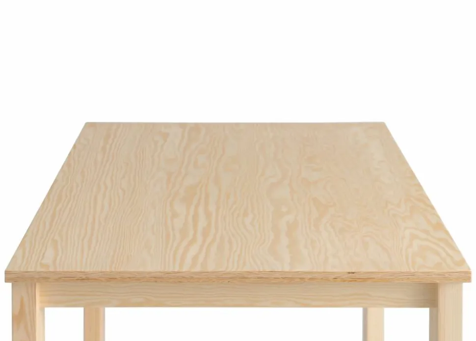 016 Maasto Table bord Matt oljevaxad furu 120x120x75 cm