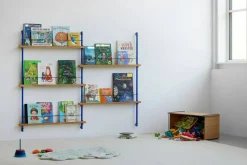 Magazine Shelving tidningsställ Ek-deep blue 85x115x7 cm MS.115.1