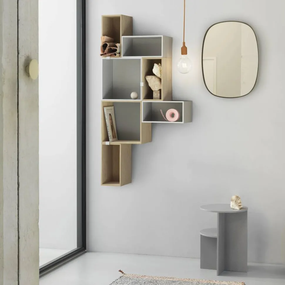 Mini stacked förvaringssystem small Oak