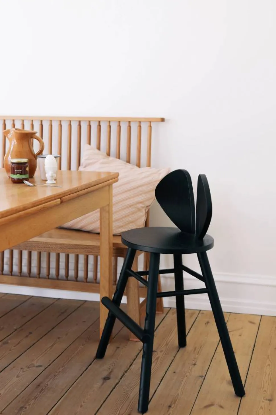 Mouse Chair Junior stol Svart