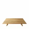 M4 Sammen Central Plate M2/M3 iläggsskiva 90x185 cm teak non treated