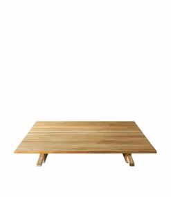 M4 Sammen Central Plate M2/M3 iläggsskiva 90x185 cm teak non treated