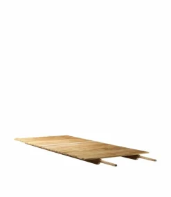 M4 Sammen Central Plate M2/M3 iläggsskiva 90x185 cm teak non treated