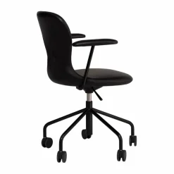 Myko karmstol med hjul Elmosoft 99999-RAL 9005