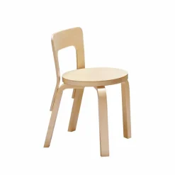 N65 barnstol Naturlackerad björk-Björk