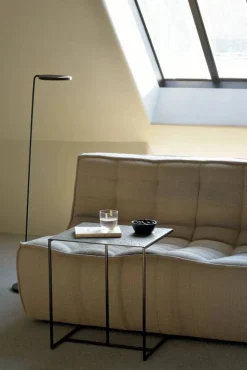 N701 modulhörnsoffa med rakt hörn tyg Beige 301x231 cm