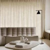 N701 modulhörnsoffa med rakt hörn tyg Ecru Beige 301x231 cm