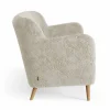 Nova 2-sits soffa fårskinn Moonlight-oljad ek