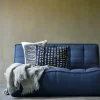 N701 soffa 2-sits Tyg blue