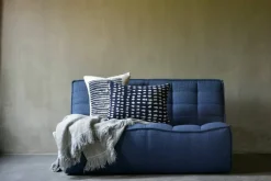 N701 soffa 2-sits Tyg blue