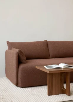 Offset soffa 2-sits Audo Bouclé 08 Bordeaux