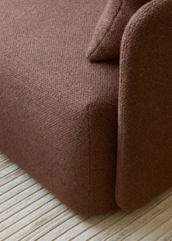 Offset soffa 2-sits Audo Bouclé 08 Bordeaux