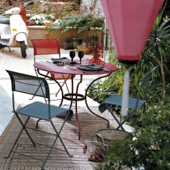 Opera+ bord Ø96 cm Black cherry (vinröd)