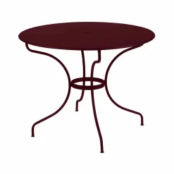 Opera+ bord Ø96 cm Black cherry (vinröd)