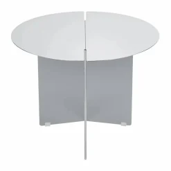 ORU sidobord M Ø50 cm Matt rostfritt stål