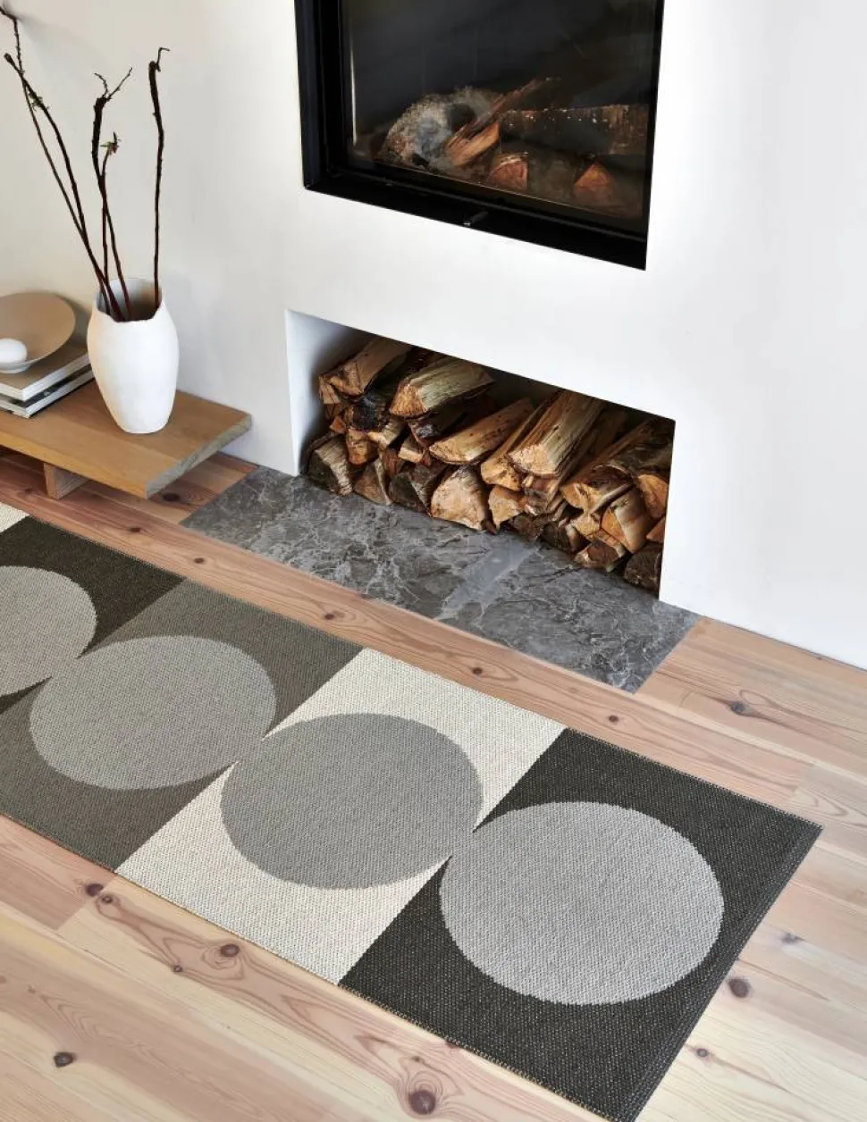 Otto gångmatta Clay-linen 70x280 cm